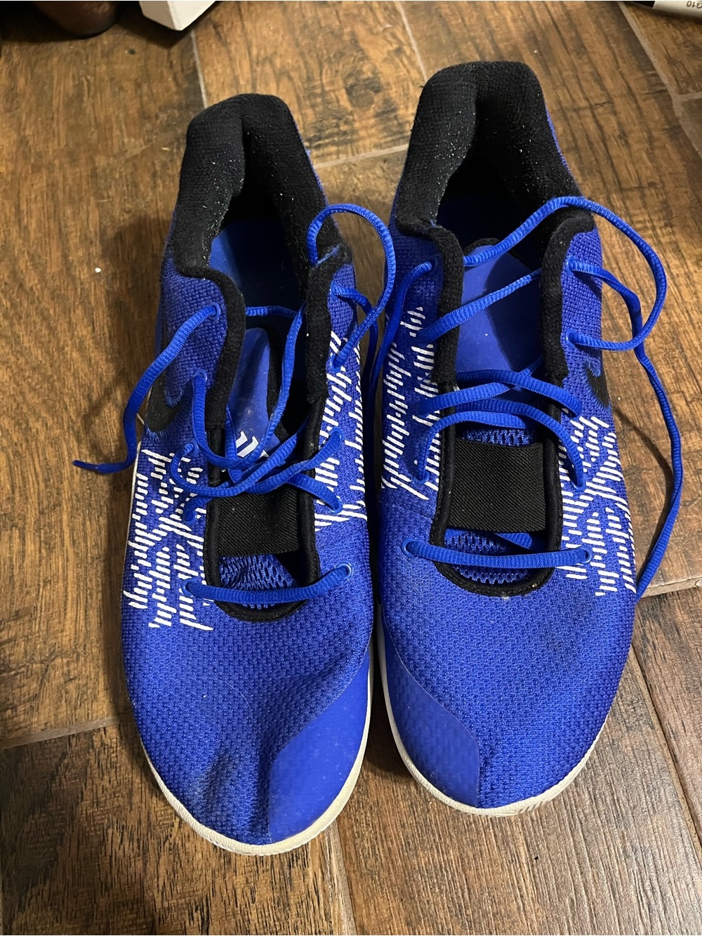 Nike Blue and Black Knit Running Sneakers